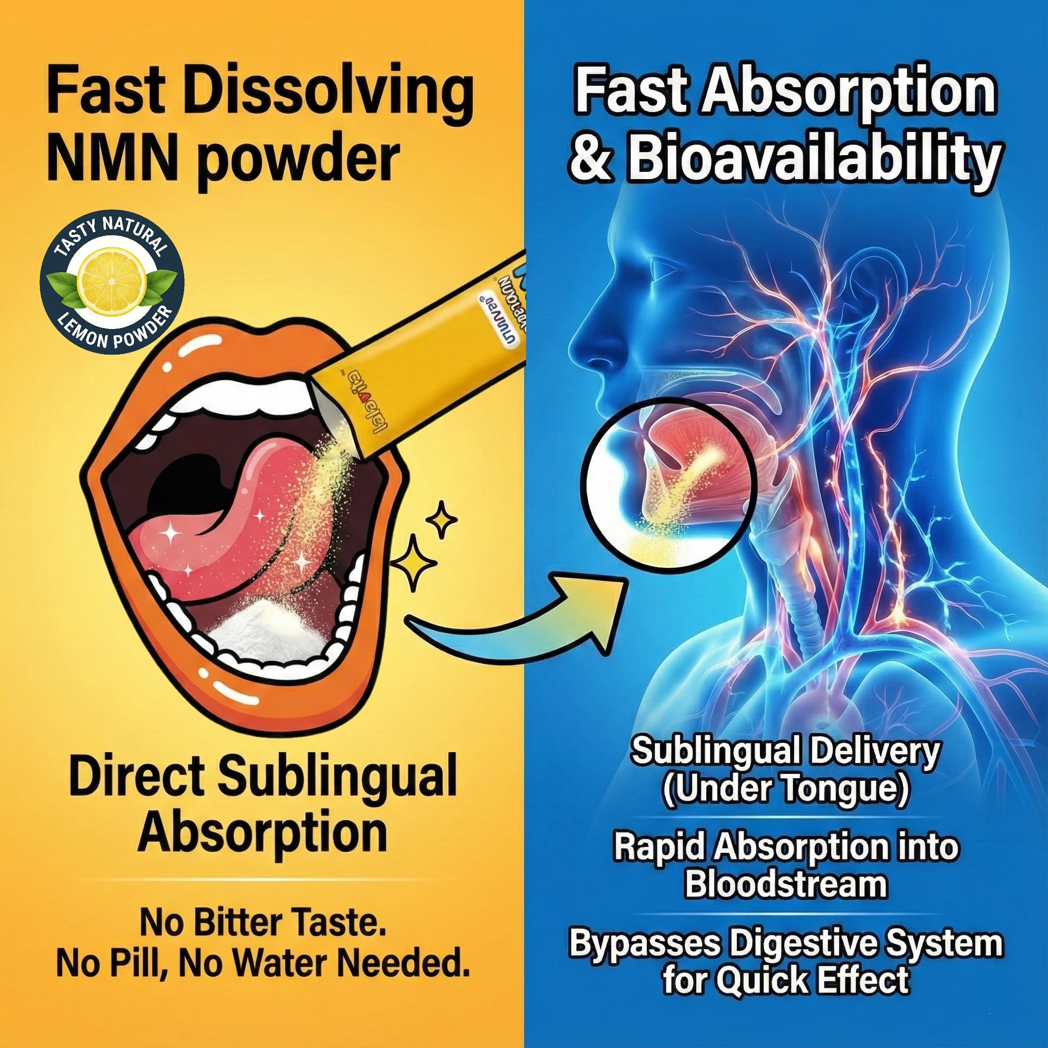 lalavita UTHEVER quality NMN label, signaling high-purity ingredients.