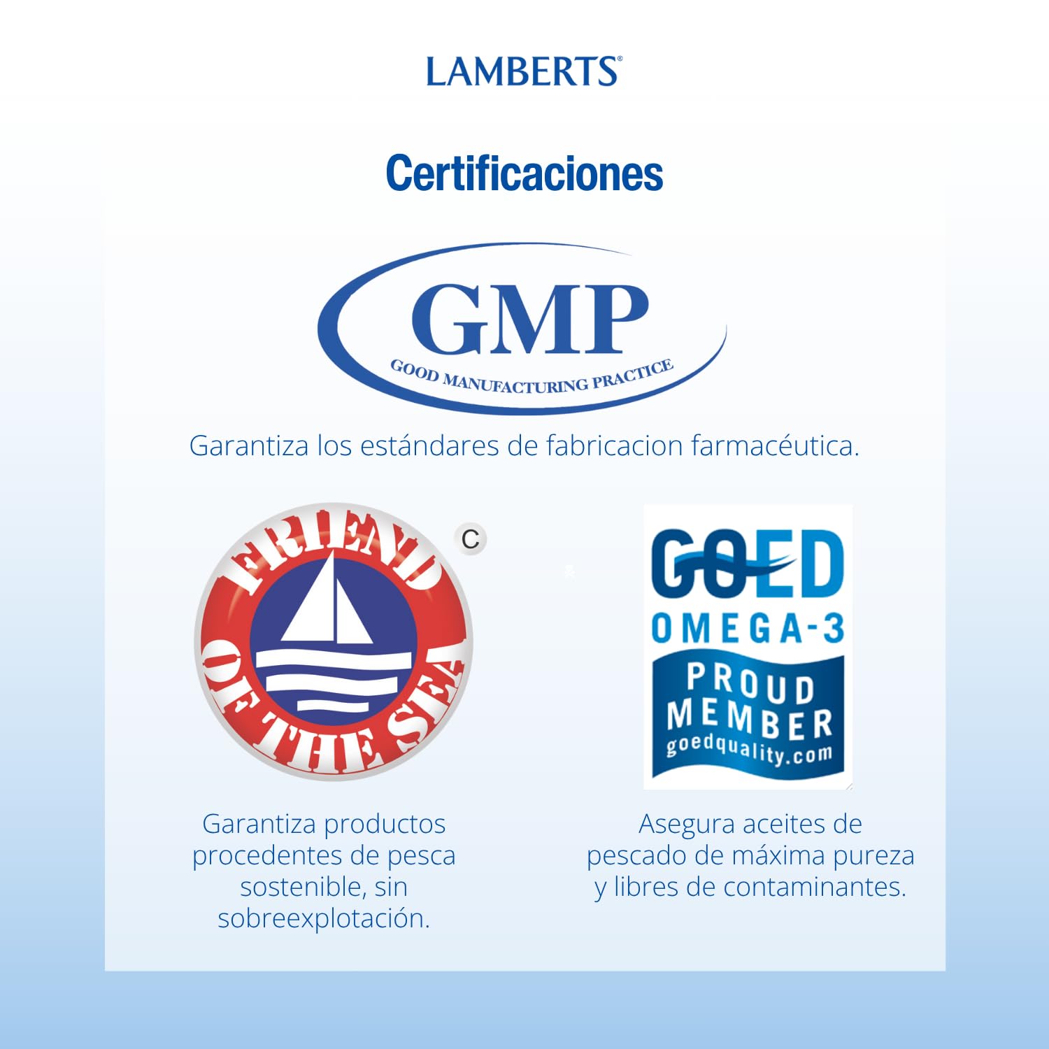 Lamberts Omega 3 Ultra 5-stage purification emphasizes purity