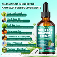 LAMFQA Ashwagandha Turmeric liquid drops ready for convenient daily use.