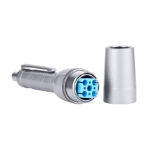 LANBO five-pin lancing device in packaging for easy at-home use with accessories.