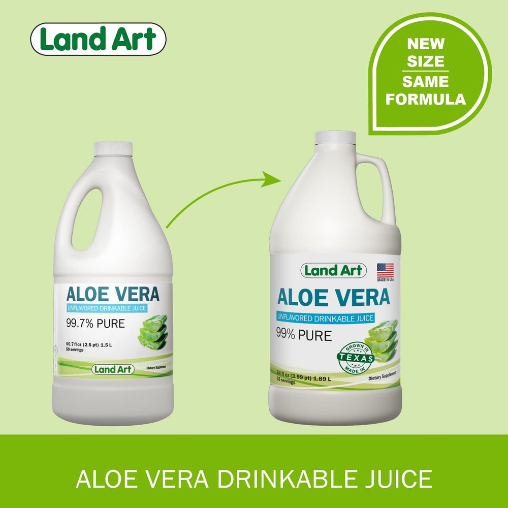 Land Art bottle label shows OTCO organic certification and purity.