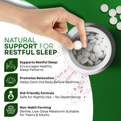 Landau Melty Melatonin made in USA badge emphasizes domestic production.
