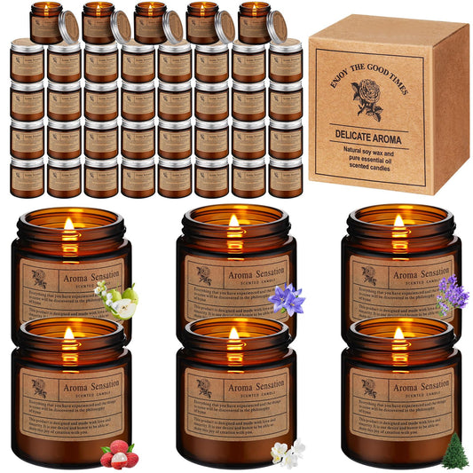 Landhoow bulk soy candles in elegant packaging for home scenting.