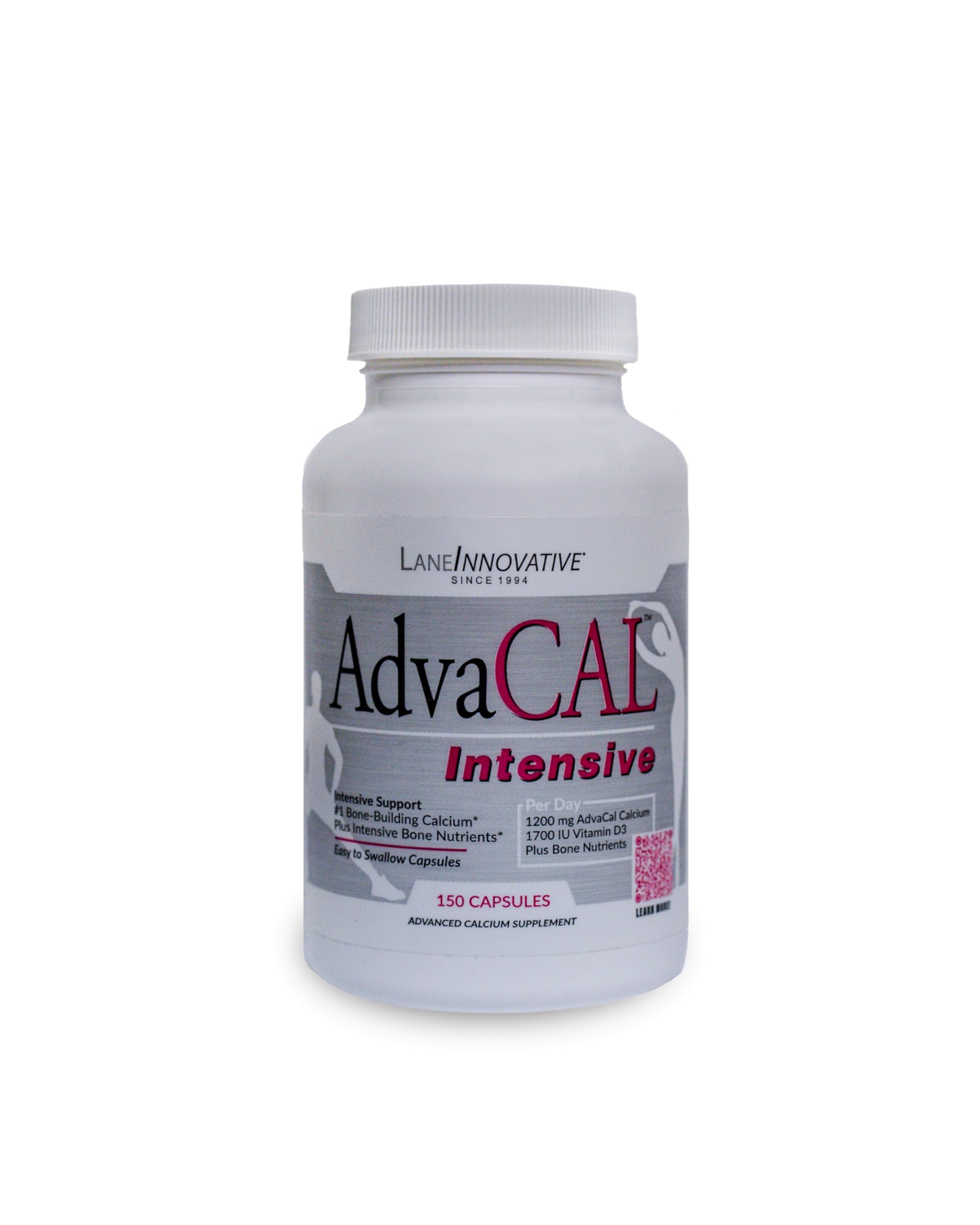 Lane Innovative AdvaCAL bottle and capsules for easy daily bone support