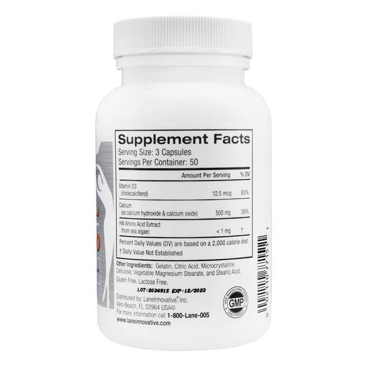 AdvaCAL1000 capsules on a neutral backdrop highlight convenient 50-serving bottle.