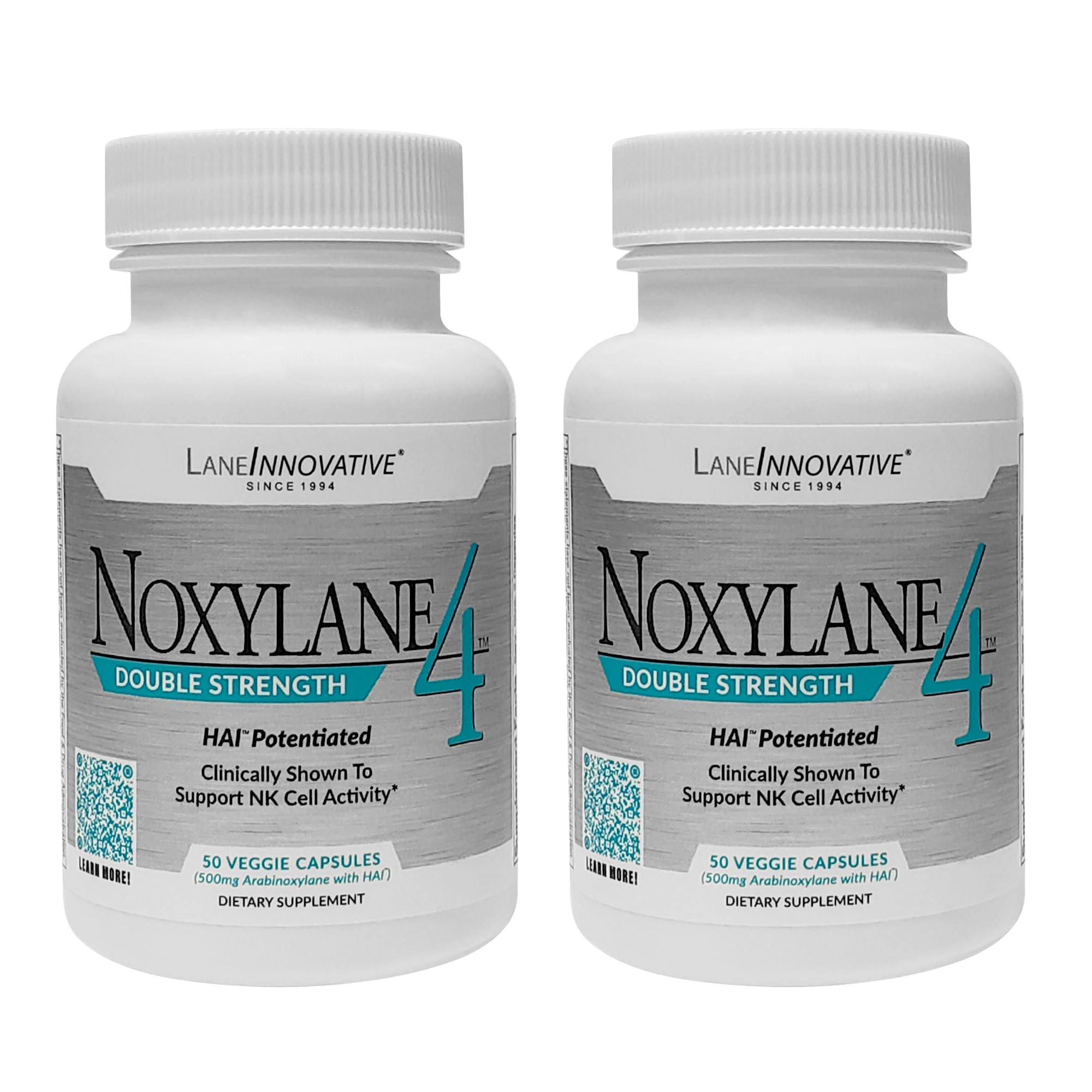 Lane Innovative Noxylane4 bottle front promotes daily immune support in a clean design.