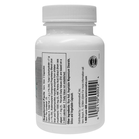Lane Innovative Noxylane4 bottle side highlights convenient at-home immune support routine.