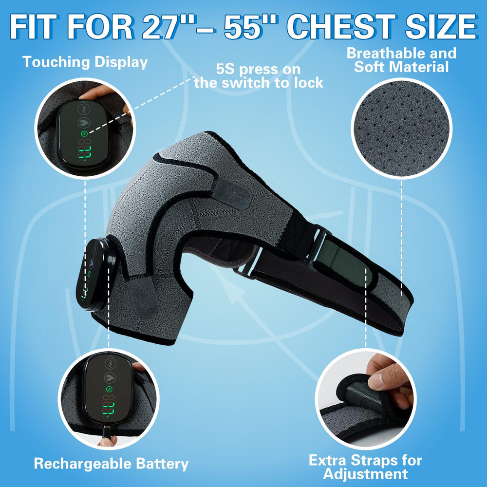 LANGSKIP'S adjustable straps fit both shoulders for versatile comfort.