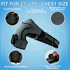 LANGSKIP'S adjustable straps fit both shoulders for versatile comfort.