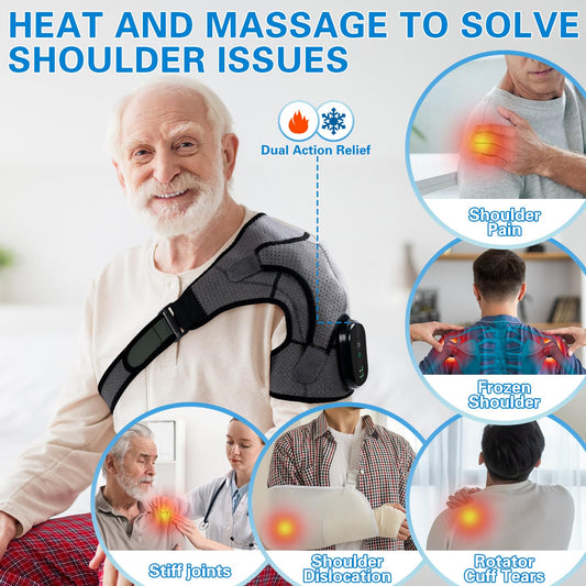 LANGSKIP'S 5000mAh battery enables heat therapy on the go for busy days.