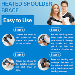 LANGSKIP'S wrap supports left or right shoulders with a secure, adjustable fit.
