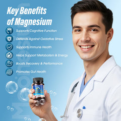 Ingredient label showing magnesium content and hydrogen release claim.