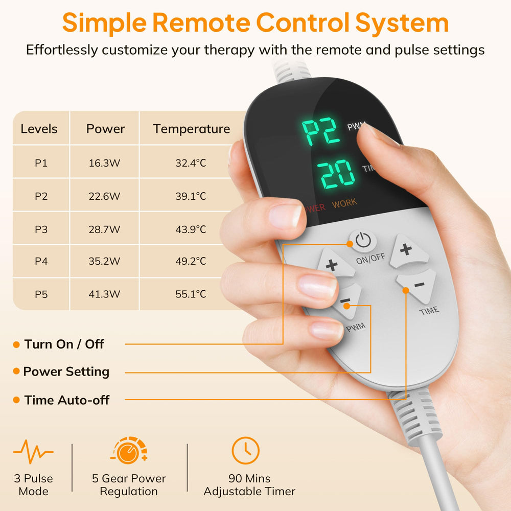 LANSSPARIE red light mat dual-wavelength 660nm 850nm in action