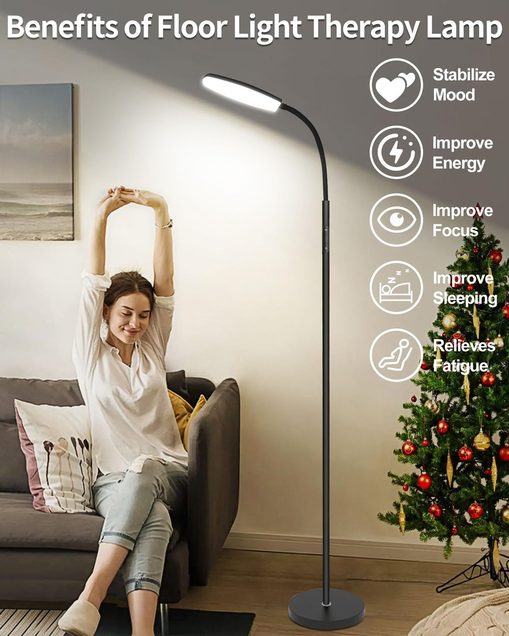 LanSuper lamp shows 10 brightness levels for customizable lighting.