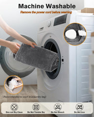 LANVA heating pad long 8.9 ft cord enables versatile placement.