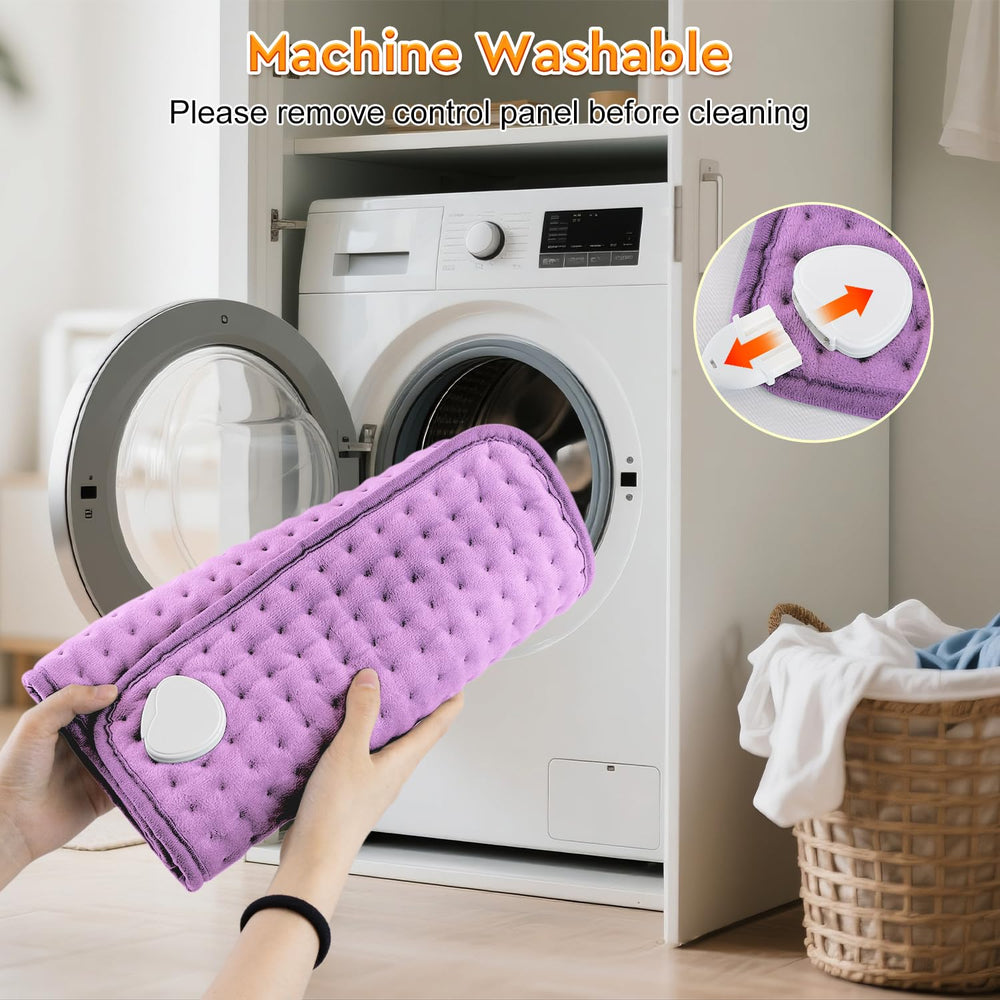 LANVA heating pad safety tips remind mindful use to prevent damage.