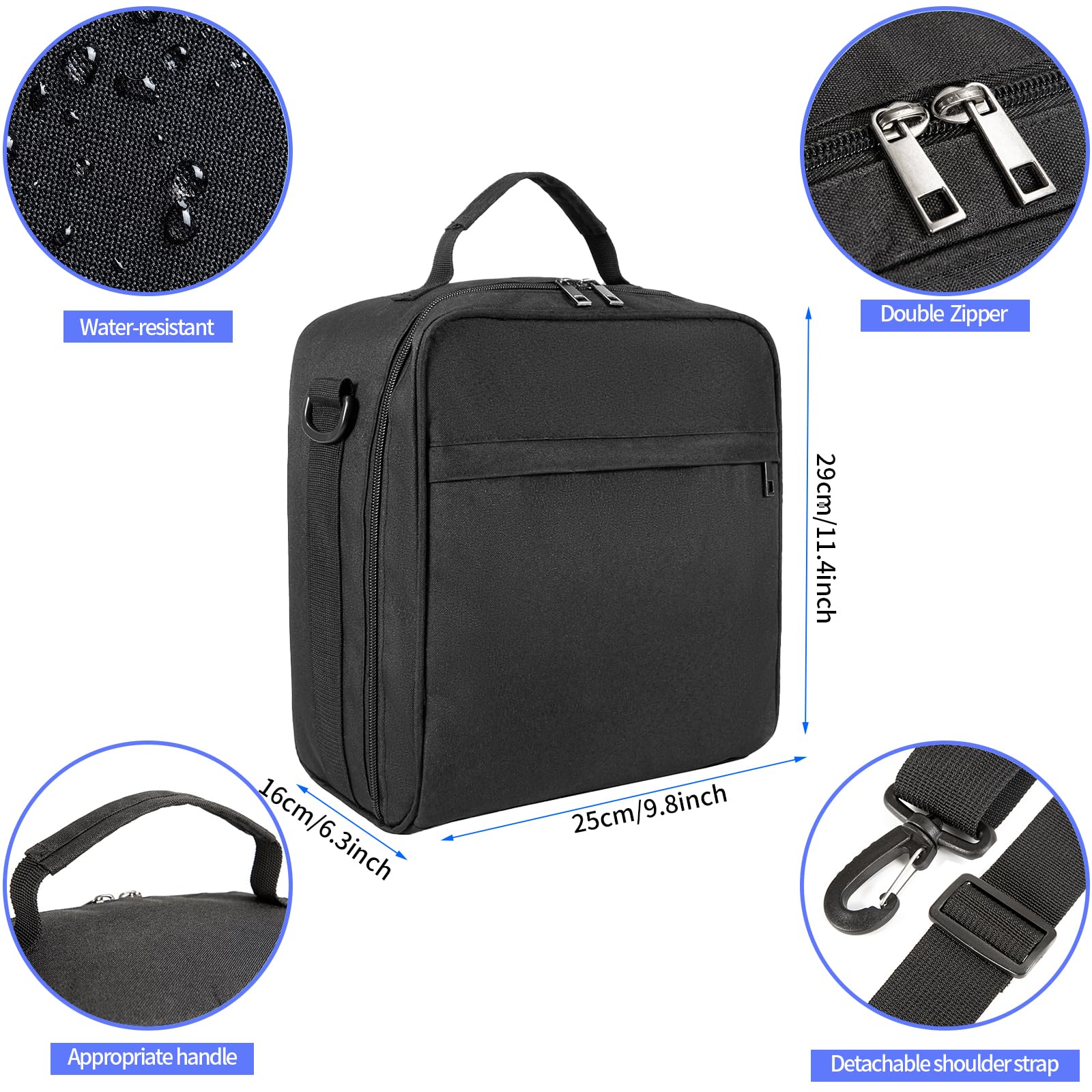 LAPLUIE CPAP travel bag with durable Oxford material protects gear on trips