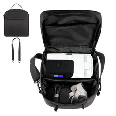 LAPLUIE portable CPAP travel bag front pocket keeps essentials within easy reach