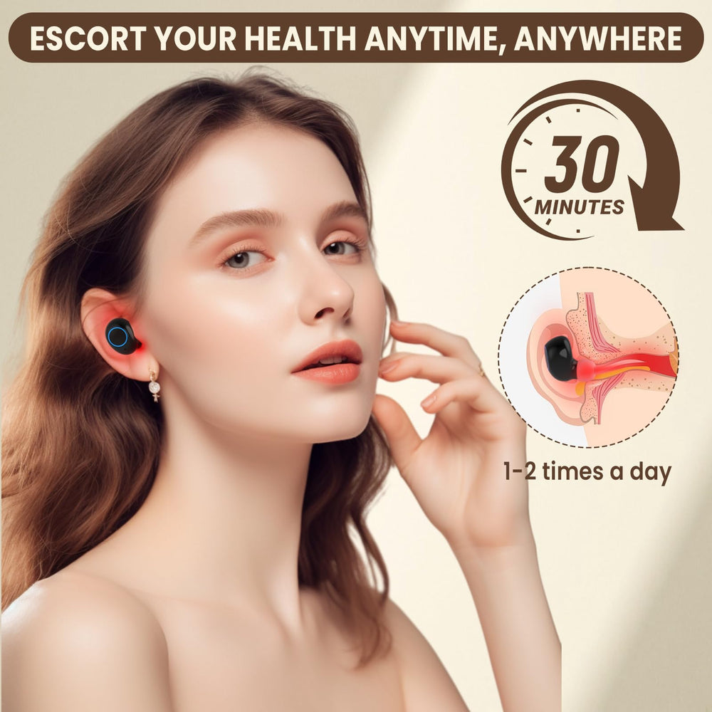 LaseLocks lightweight 38g ear device is ideal for on-the-go use.