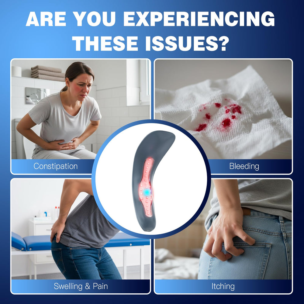 LaseLocks red-light hemorrhoid device with large and small probes for flexible sessions