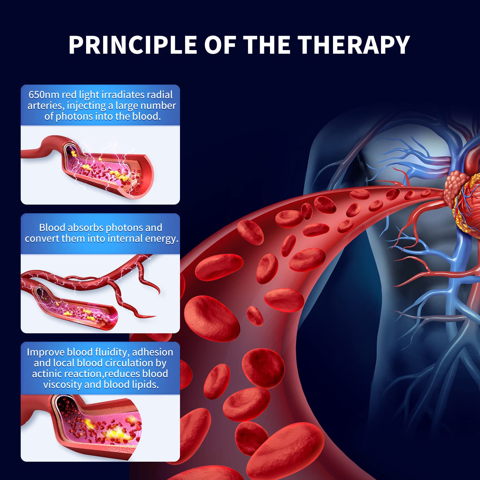 Gift-ready LASEPREHT red light watch in a sleek box.