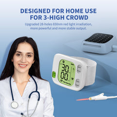 Nasal cavity probe accessory for broader use with LASEPREHT device.