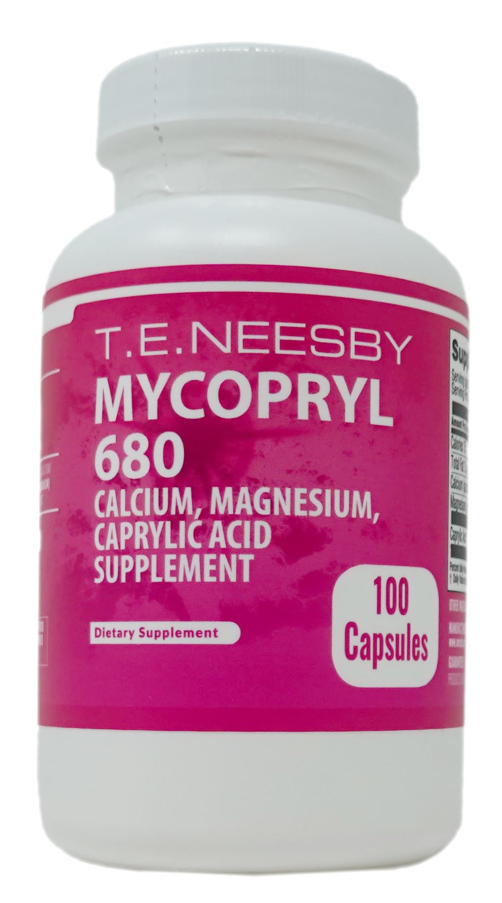 LAURALS Neesby Mycopryl 680 bottle with easy-to-swallow capsules for daily use