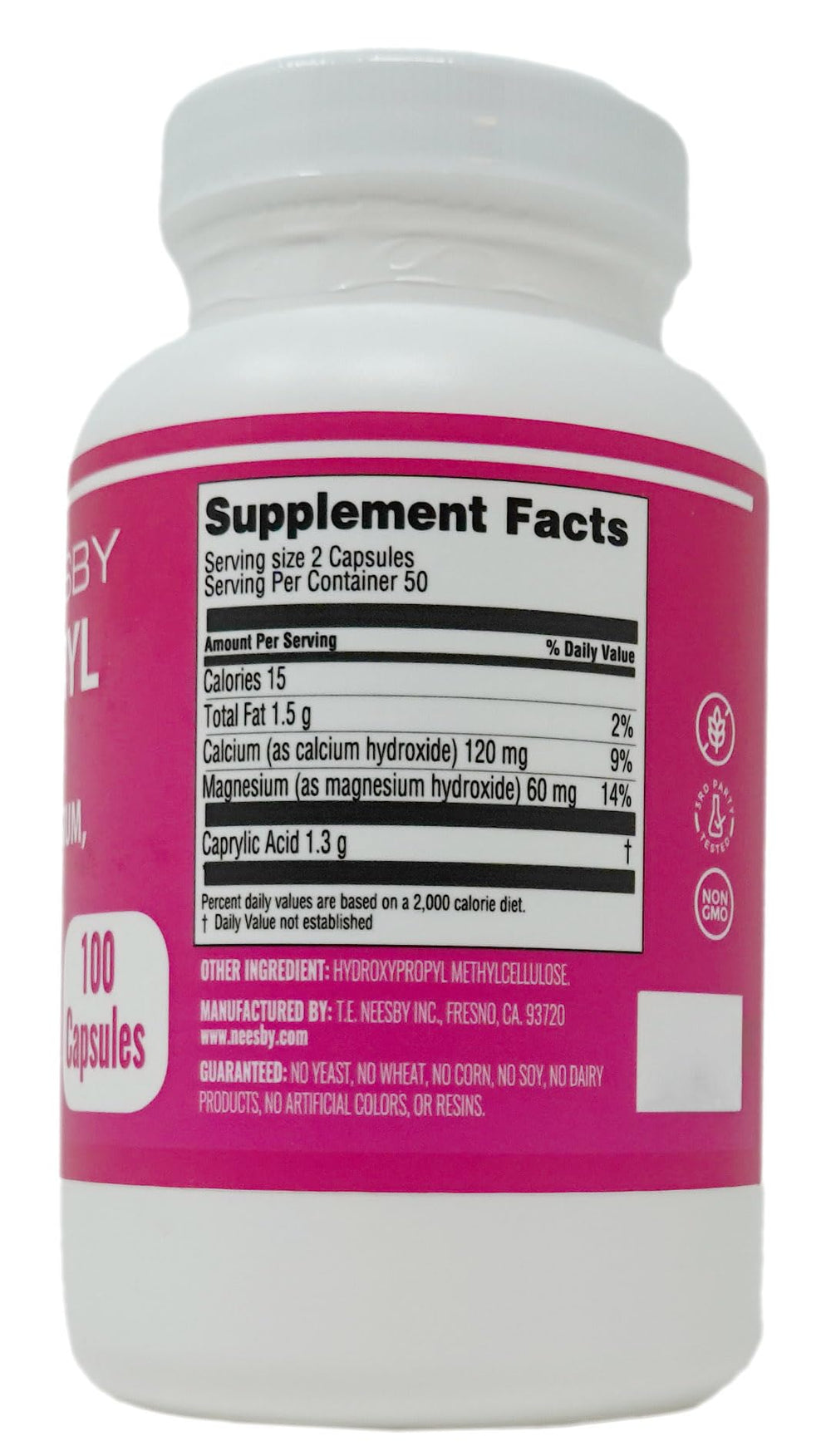 LAURALS Neesby Mycopryl 680 capsules arranged for a convenient daily routine