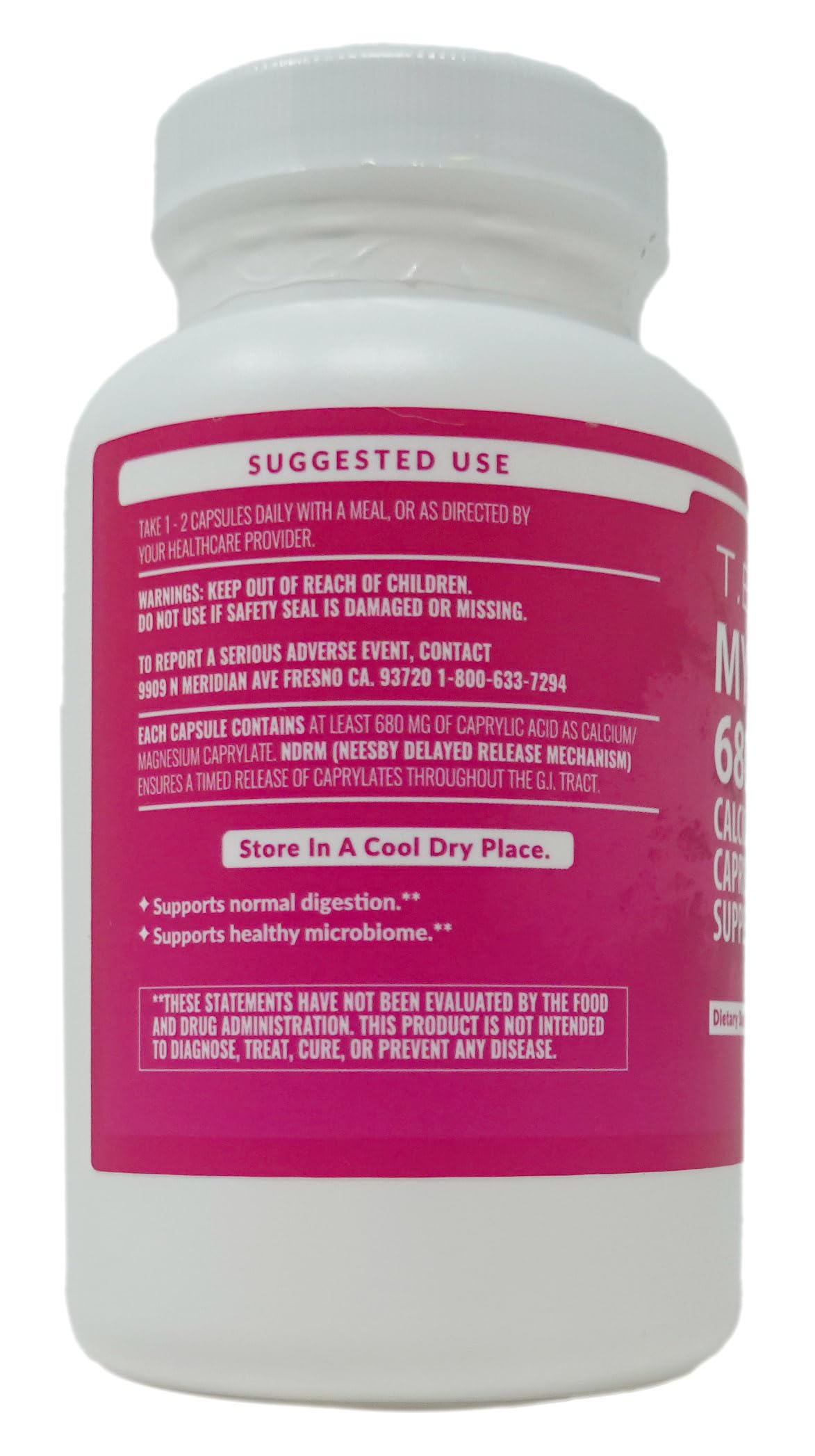 LAURALS Neesby Mycopryl 680 label close-up for easy daily integration into routines