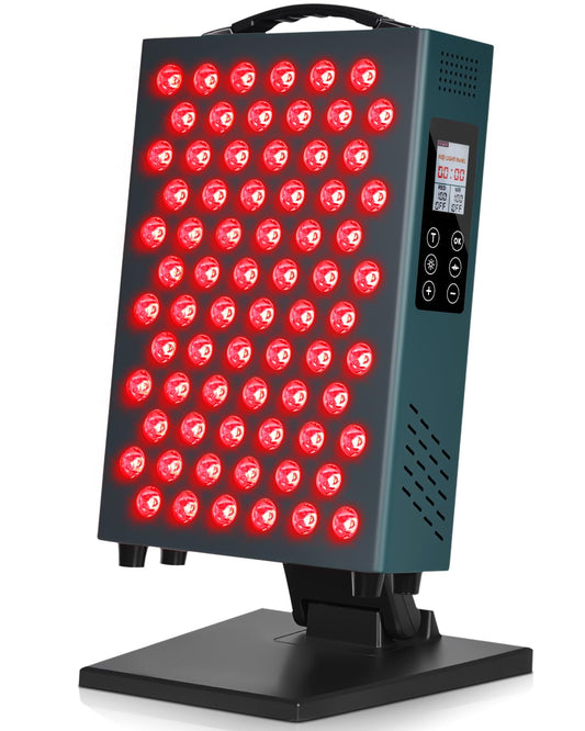 Lawind red light panel on the face for daily skin appearance support