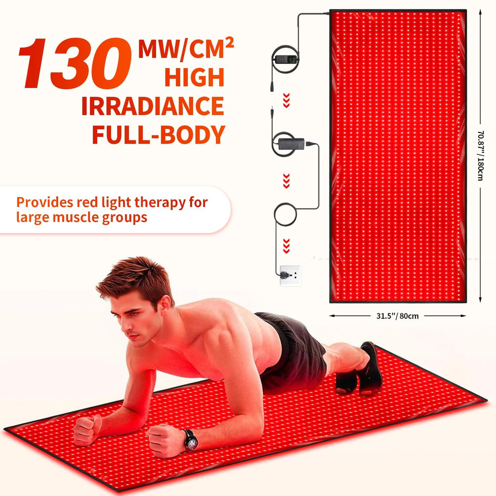 Lawind red light therapy mat soft fabric cover enhances comfort during sessions.