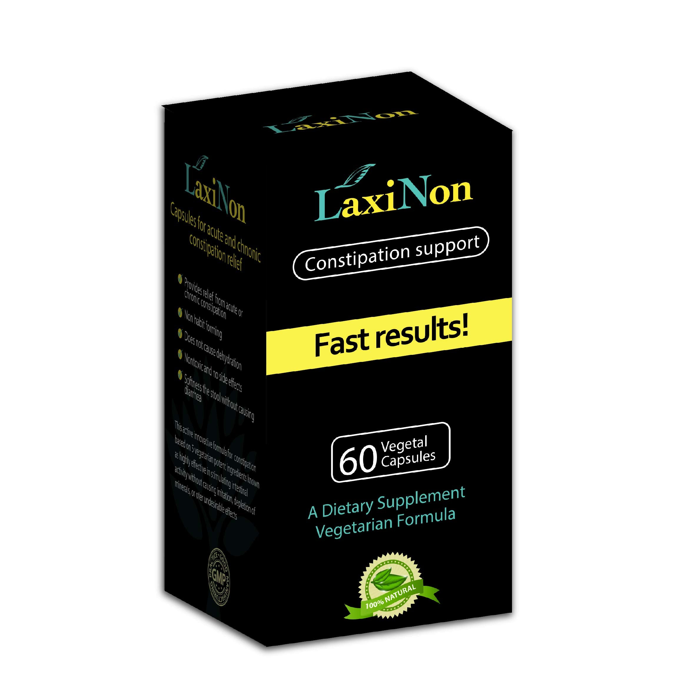 Laxinon measuring spoon demonstrates simple herbal dosage for consistency