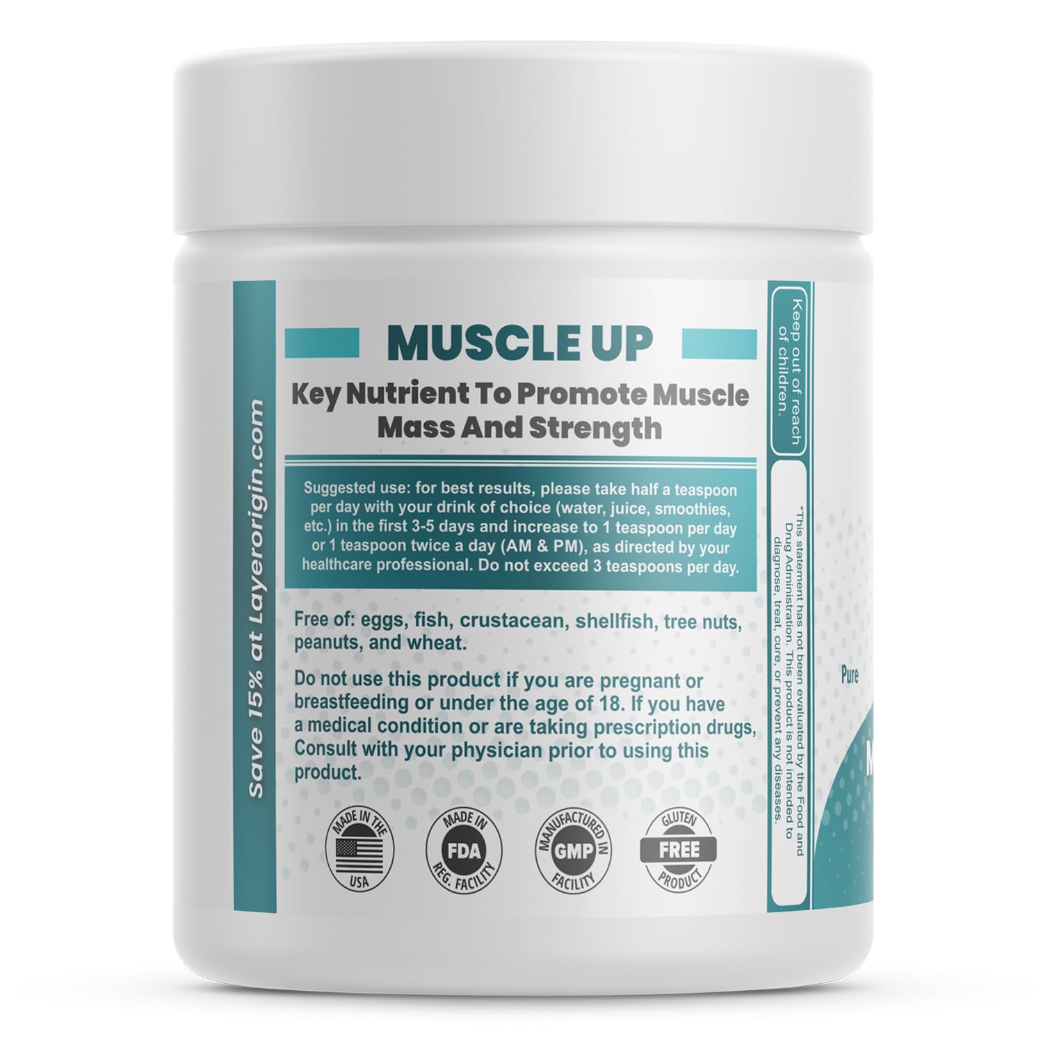 Post-workout recovery scene with Layer Origin 6'-SL HMO and hydration.