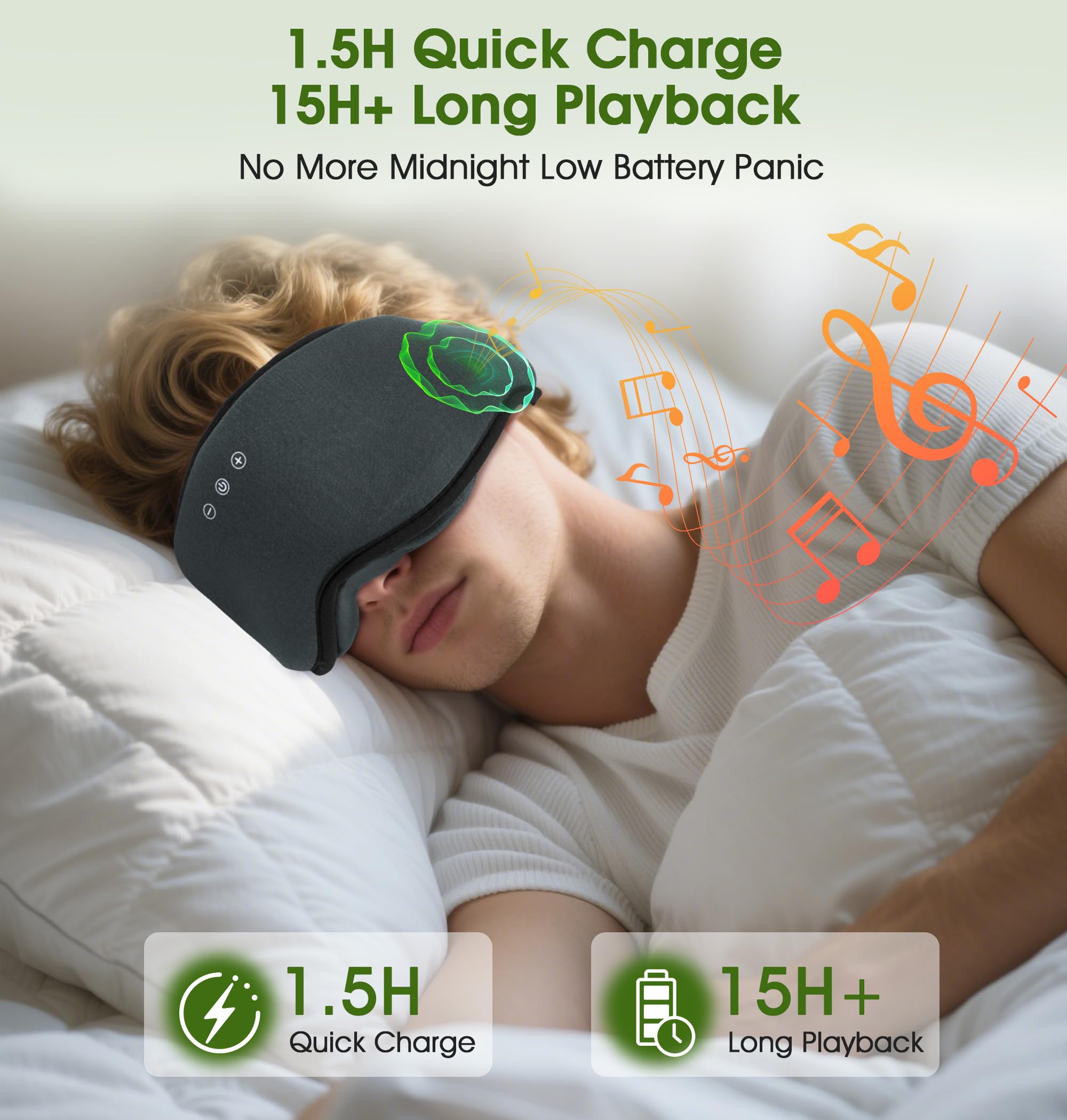 LC-dolida 6-layer blackout technology delivers near-total darkness for focused sleep.