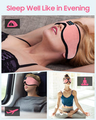 LC-dolida 99% light blocking eye mask supports total darkness for naps
