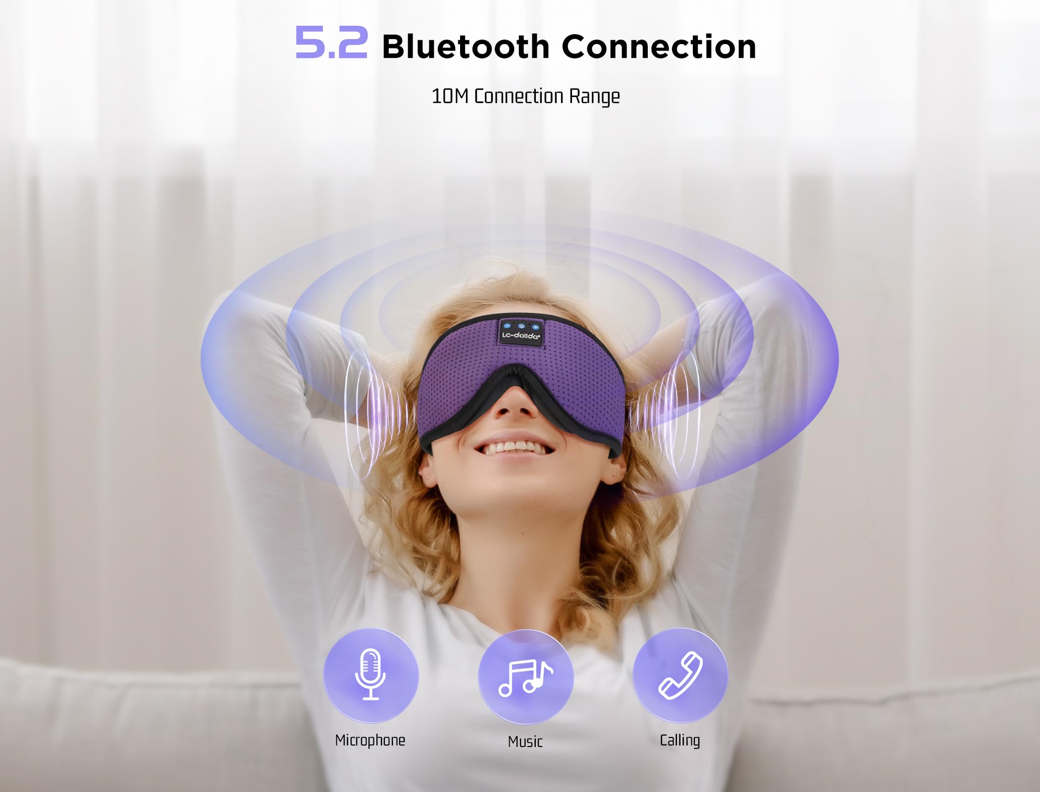 LC-dolida Bluetooth 5.2 module enabling stable wireless audio.