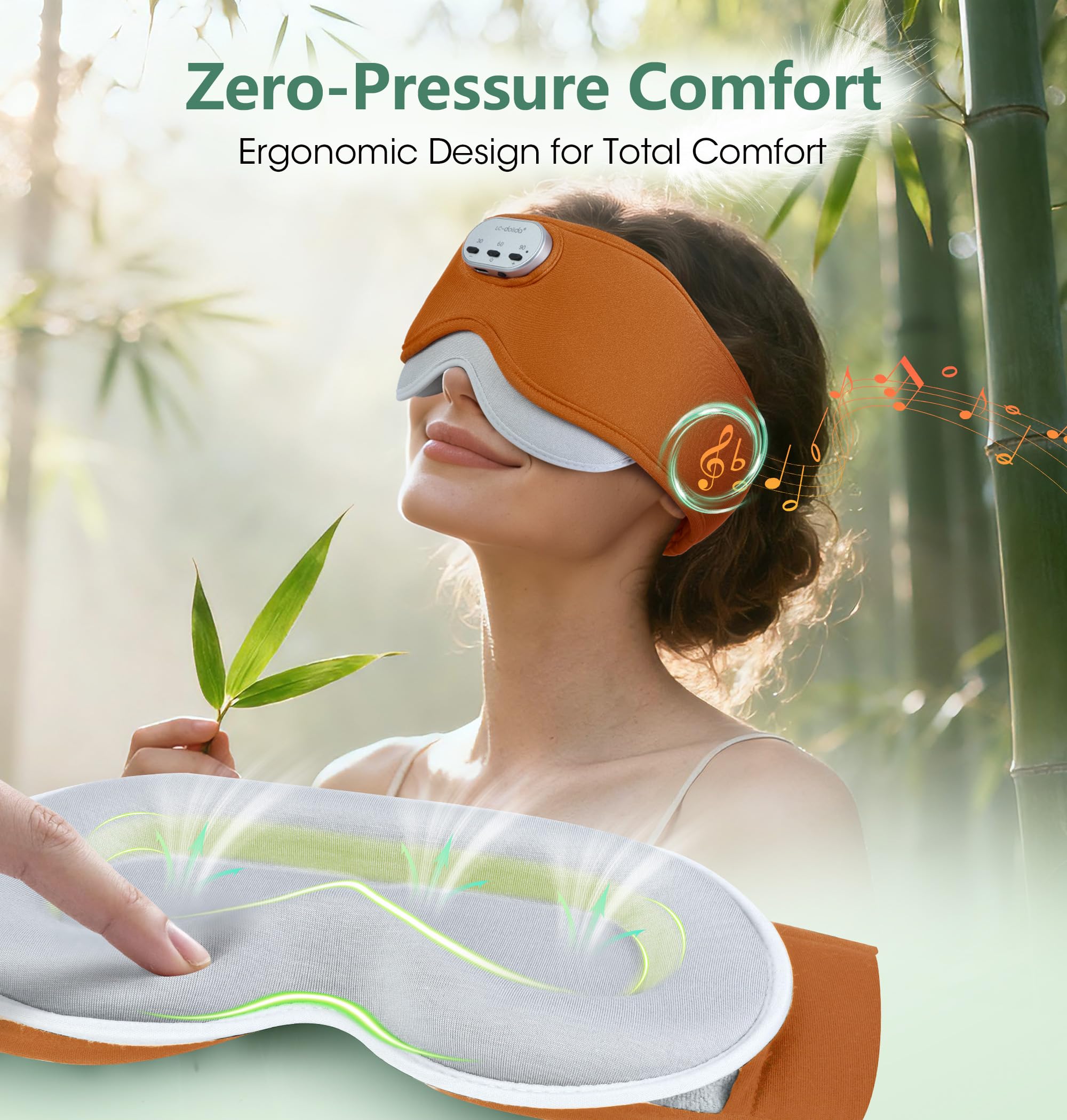 LC-dolida two-tone design blends style with functional sleep headphones