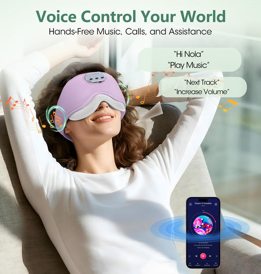 LC-dolida Bluetooth sleep headphones setup, fast pairing for seamless listening