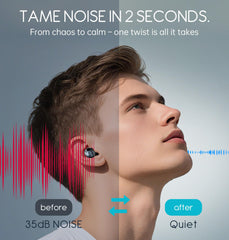 LC-dolida Ear Plugs for concerts and travel reduce ambient noise at events