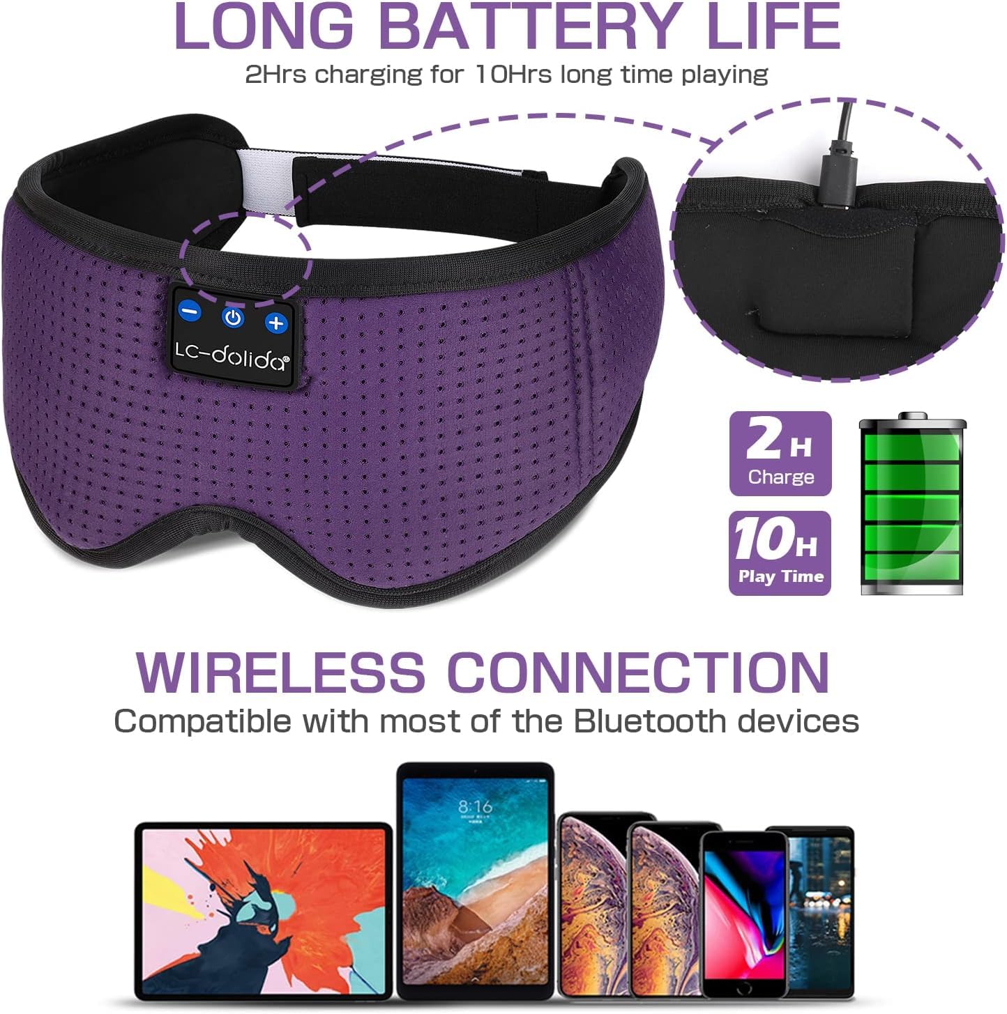 LC-dolida easy-clean design helps remove sweat and odors.