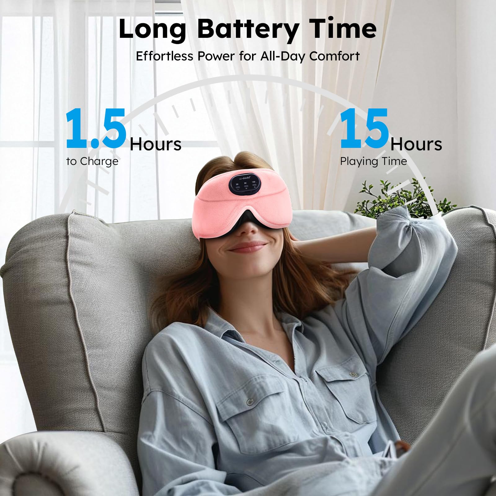 LC-dolida long battery life supports 12–15 hours on charge.