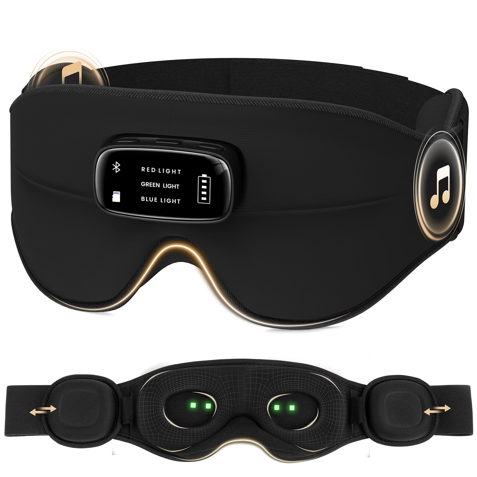 LC-dolida Pro front view with 3D eye cups for comfortable blackout.