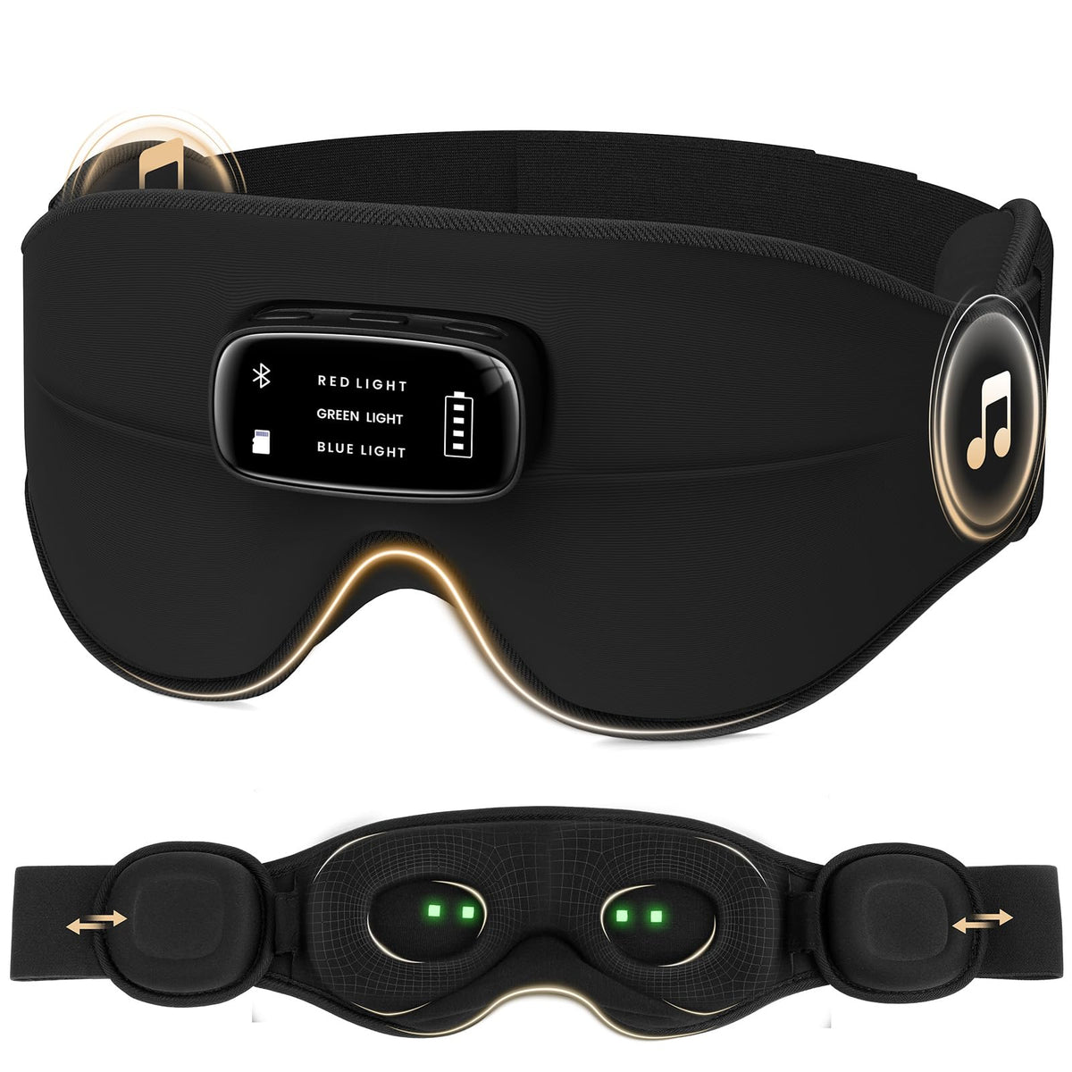 LC-dolida Pro front view with 3D eye cups for comfortable blackout.