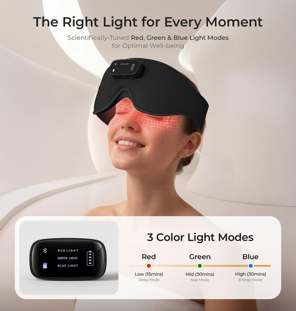 LC-dolida Pro red light mode for soothing ambient lighting.