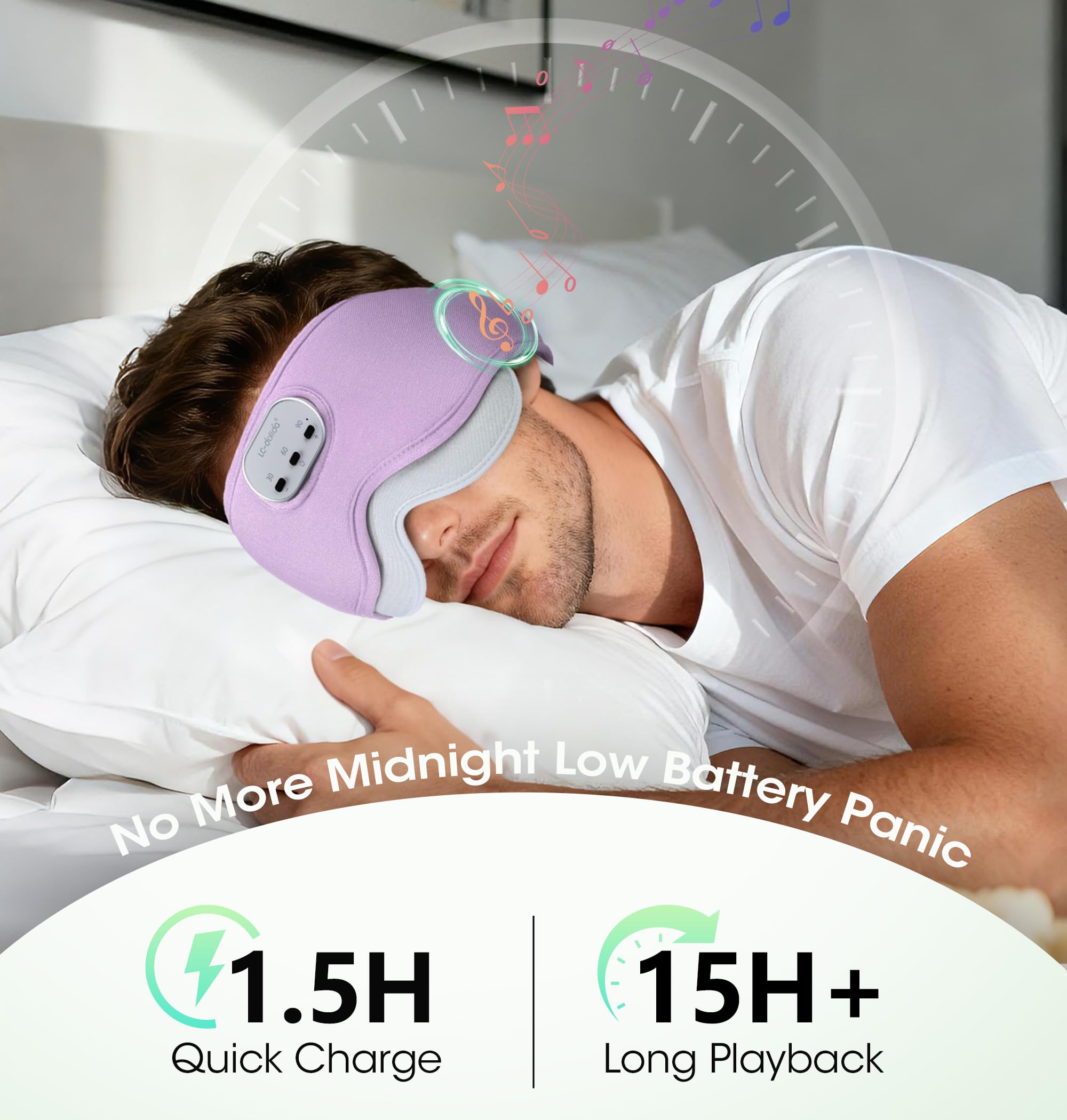 LC-dolida side-sleeper comfort, ergonomic cups for zero-pressure fit