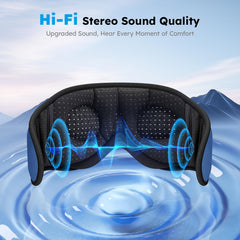 LC-dolida sleep mask removable control module navy for easy care.