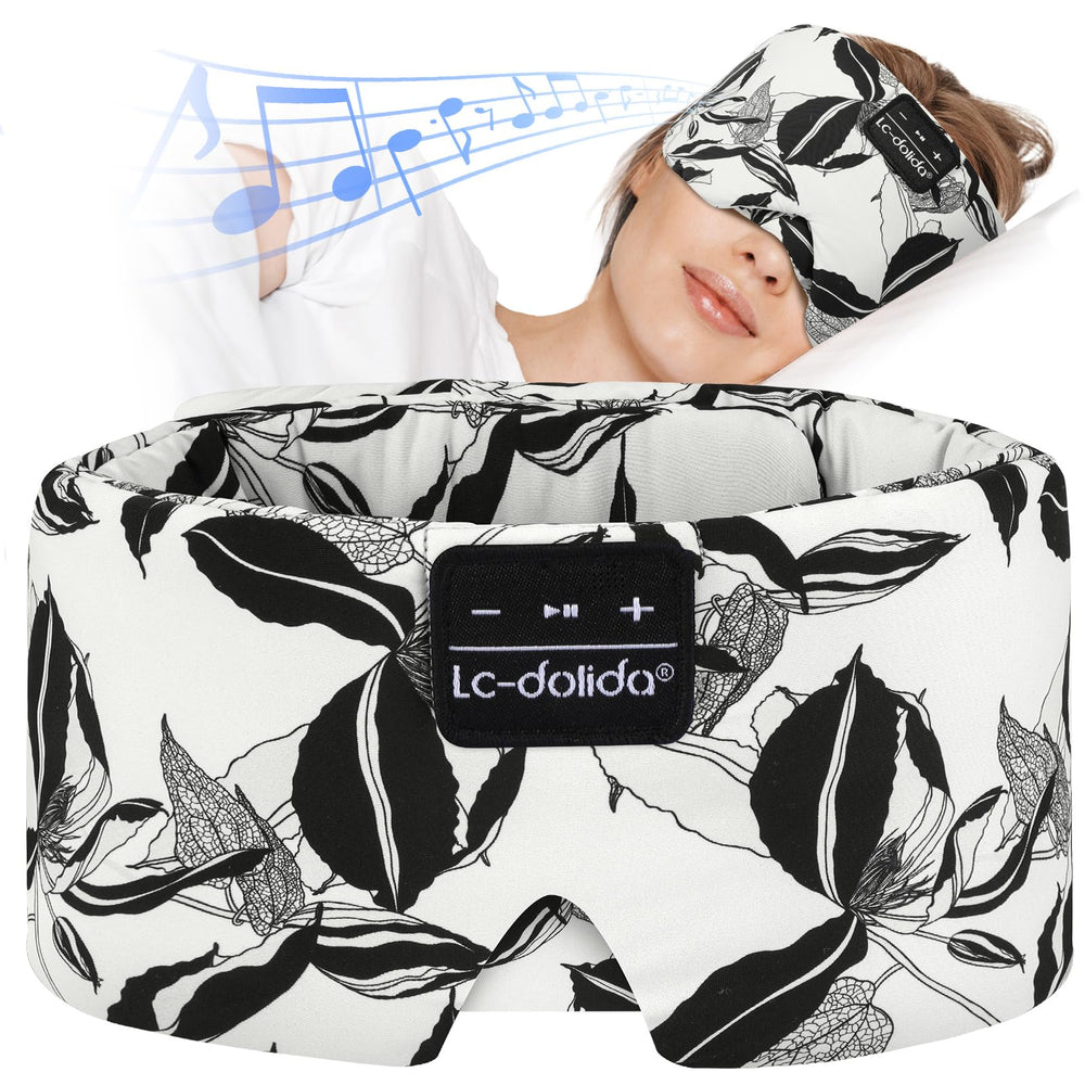 LC-dolida sleep mask with Bluetooth headphones for wireless bedtime listening