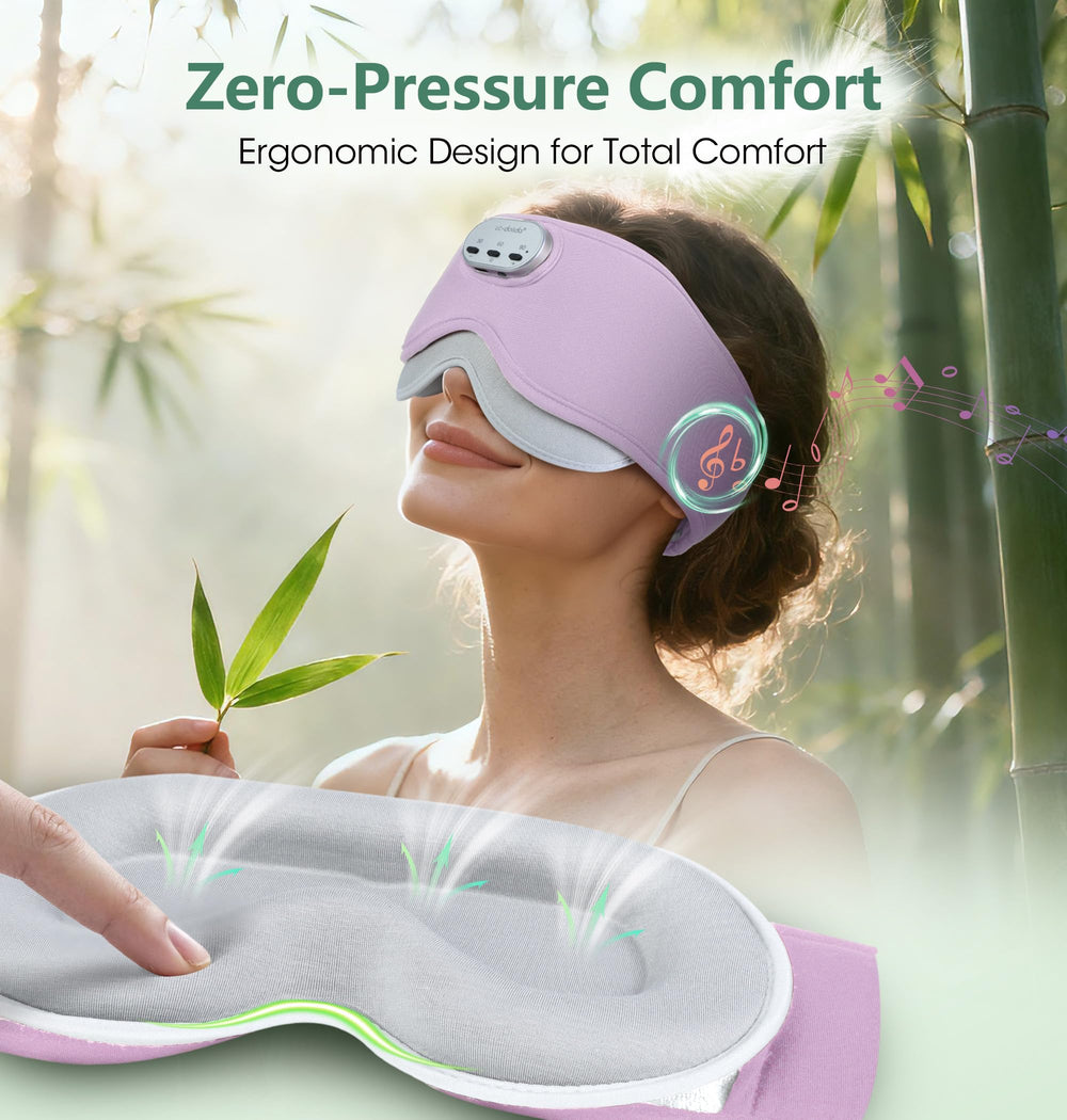 LC-dolida two-tone design, stylish sleep accessory for home or travel