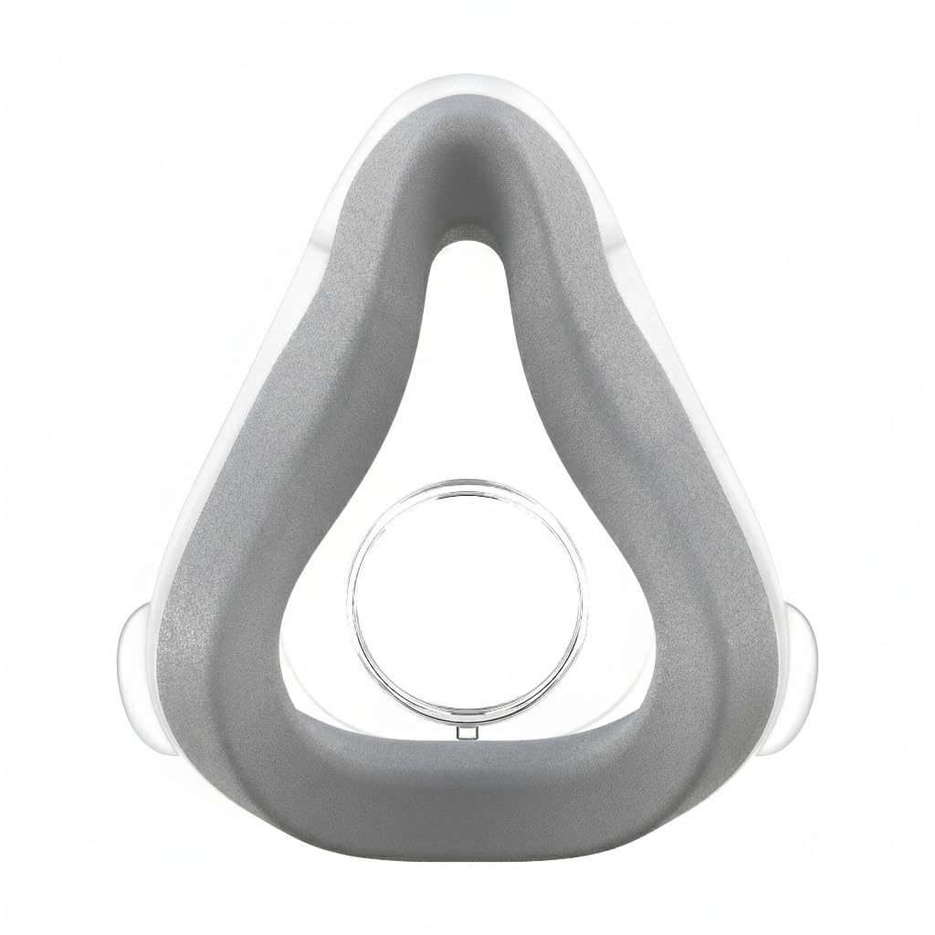 LCHJDJX AirTouch F20 cushion front view shows secure seal and comfortable silicone exterior.