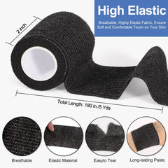 LDIWEE breathable fabric keeps skin comfortable while supporting wrists and ankles.